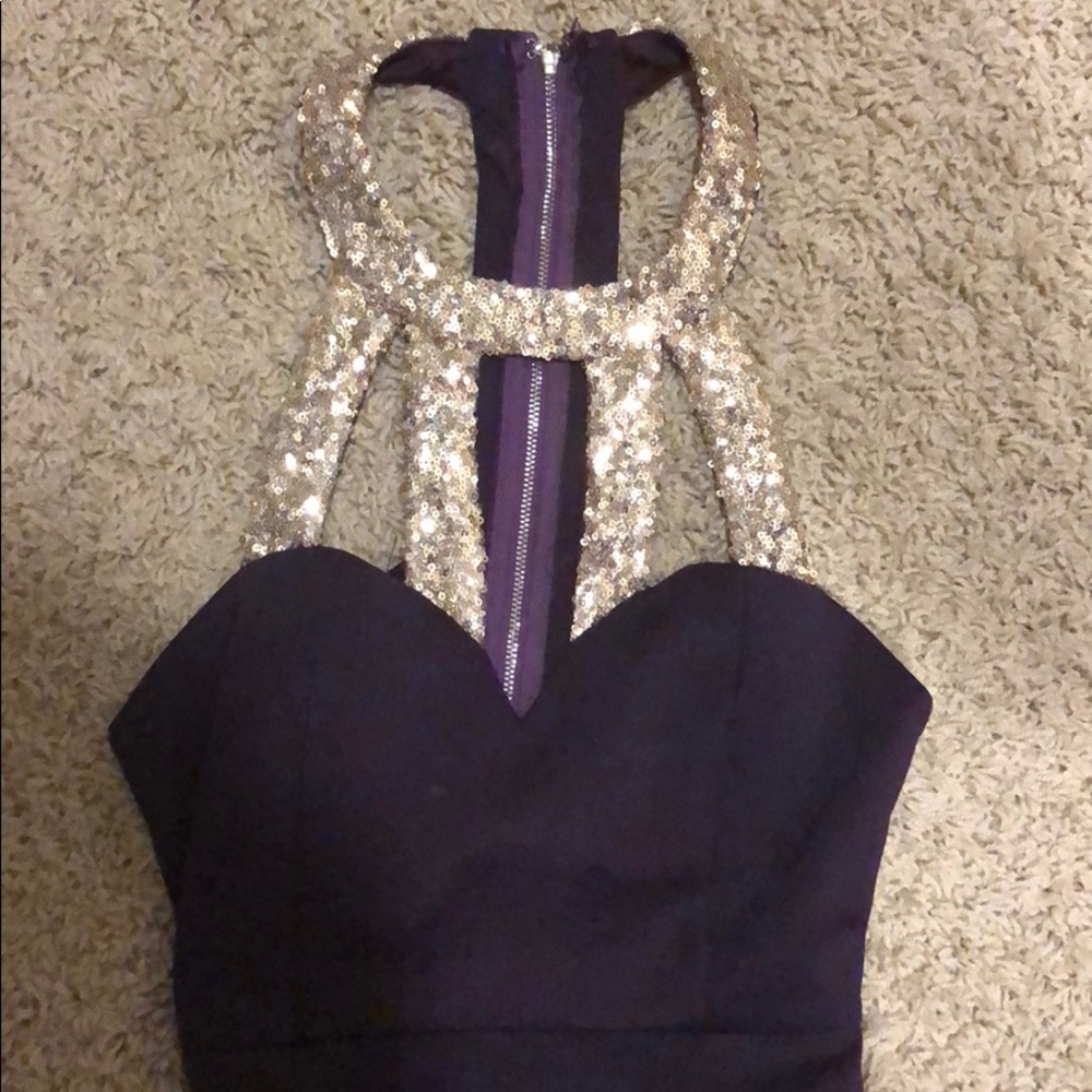 Tobi purple sequin dress - Picture 2 of 7